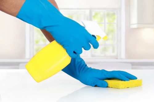 Domestic cleaning for a TW7 home interior with tidy living spaces