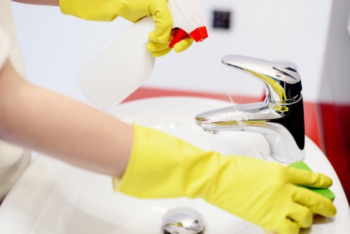 Professional upholstery cleaning process for chairs and sofas in TW7