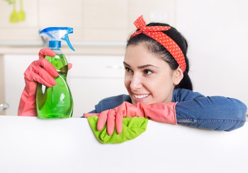 High-touch surface and washroom cleaning for TW7 offices